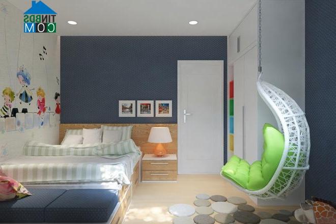 Ảnh Căn hộ 92m2 sinh động với nhiều họa tiết