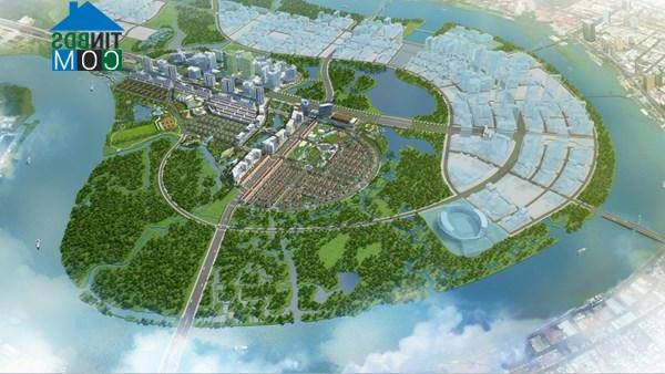 Ảnh Quy hoạch chi tiết Vùng châu thổ phía Nam thuộc KĐT mới Thủ Thiêm