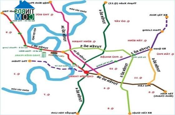 Toàn cảnh các tuyến metro tại Tp.HCM. Ảnh: infonet