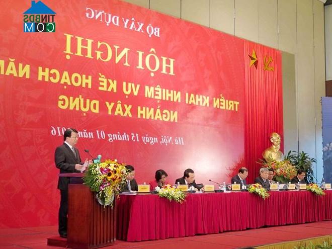 Ảnh Bộ Xây dựng triển khai nhiệm vụ năm 2016