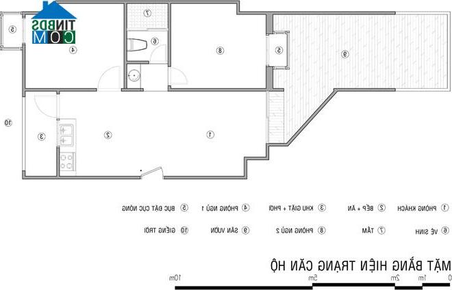 Ảnh Cải tạo căn hộ 70m2 tiện nghe với chi phí 150 triệu