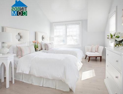 Ảnh Những mẫu sofa trắng đơn giản mà tuyệt đẹp cho phòng ngủ