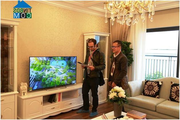 Ảnh Rộn ràng ngày khai trương căn hộ mẫu Goldmark City