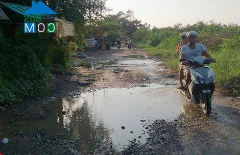 Những con đường lầy lội và nhà của xập xệ trong khu E, khu đô thị Nam Tp.HCM. Ảnh: Việt Hoa