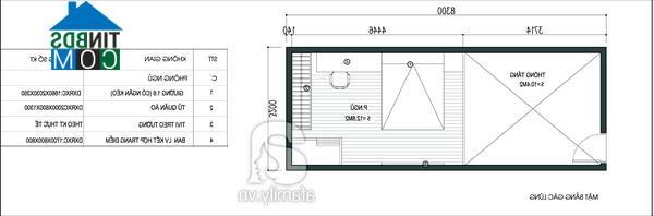 Mặt bằng tư vấn cải tạo gác lửng