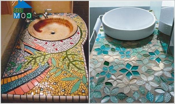 Ảnh Trang trí nhà độc đáo với cảm hứng Mosaic