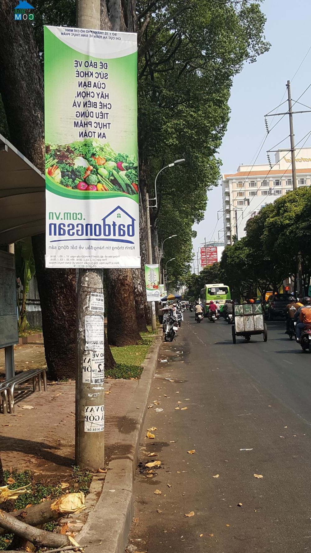 Phướn cổ động chương trình "Vệ sinh an toàn thực phẩm" tại Tp.HCM