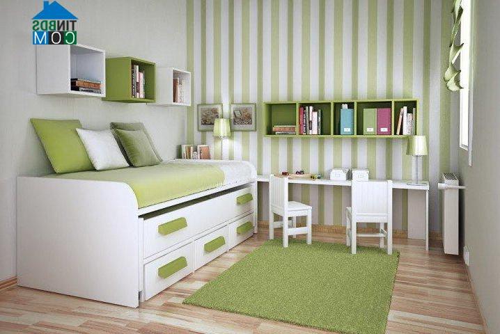 Phòng ngủ gọn gàng hơn với mẫu giường này