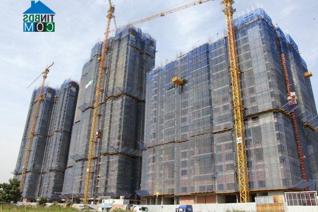 Ảnh Nhiều dự án BĐS tại Tp.HCM vẫn đang tăng tốc xây dựng