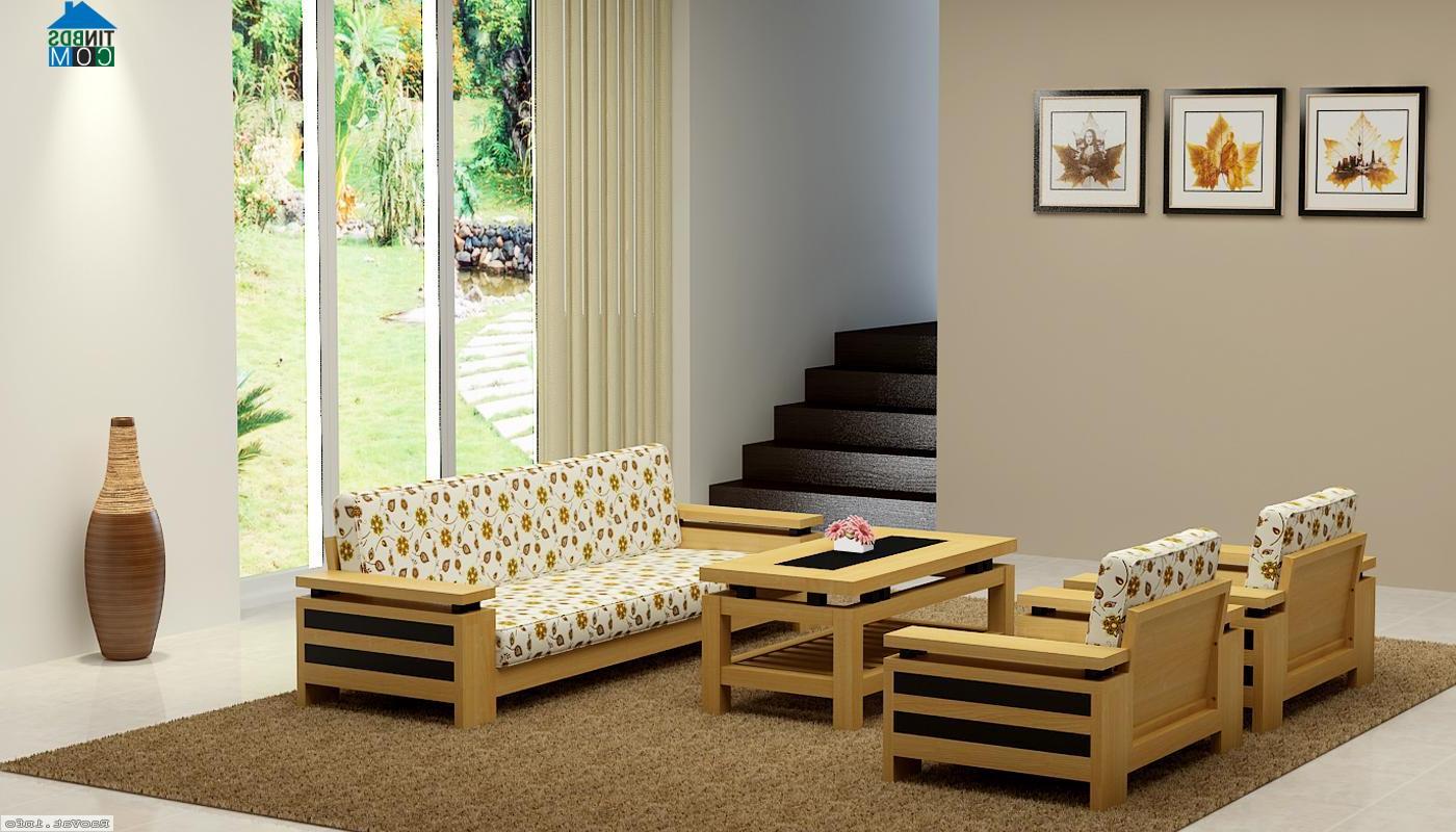 Ảnh Sofa gỗ: Xu hướng nội thất phòng khách của năm 2016