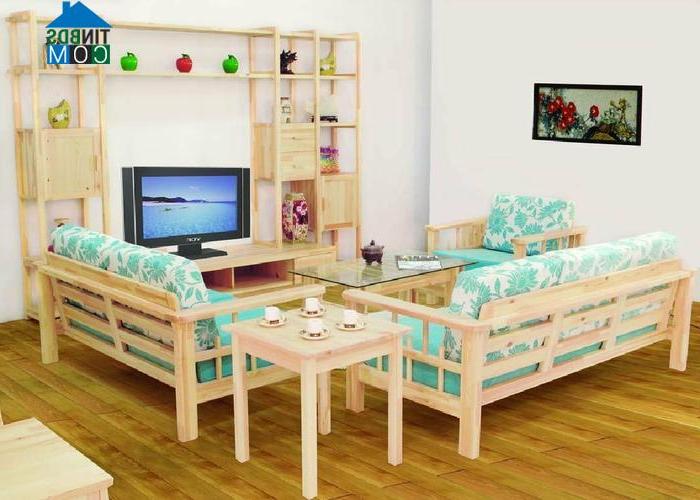 Ảnh Sofa gỗ: Xu hướng nội thất phòng khách của năm 2016