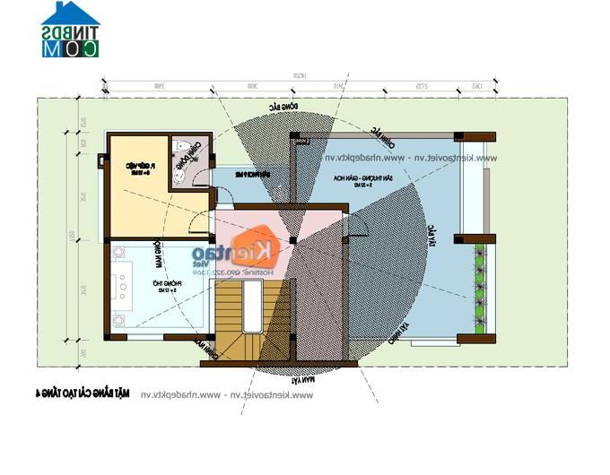 Mặt bằng cải tạo tầng 4