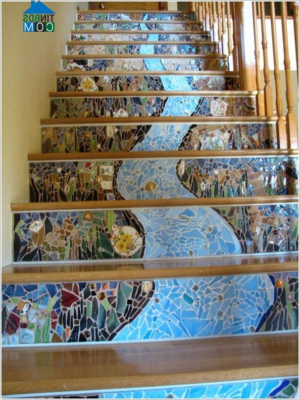 Ảnh Trang trí nhà độc đáo với cảm hứng Mosaic