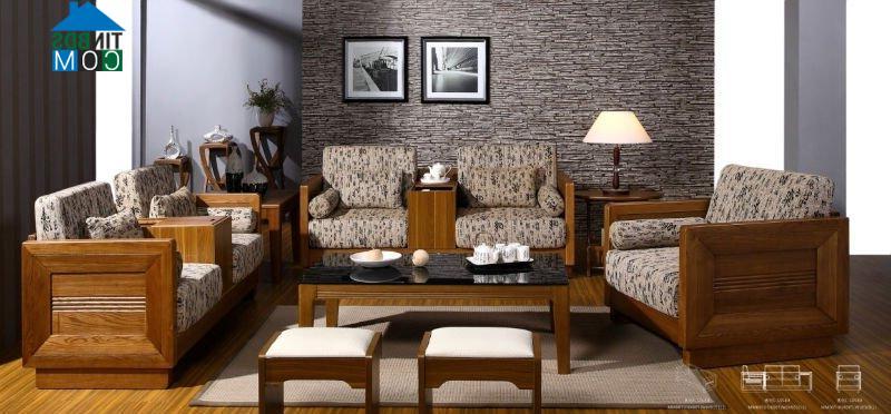 Ảnh Sofa gỗ: Xu hướng nội thất phòng khách của năm 2016