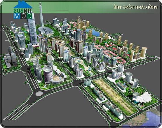 Phối cảnh tổng thể dự án Khu đô thị Tây Hồ Tây. Ảnh: internet