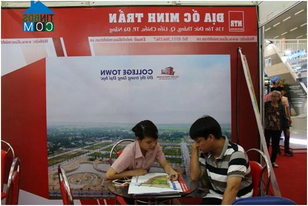 Gian hàng của Địa ốc Minh Trần tại triển lãm quốc tế Vietbuild Đà Nẵng