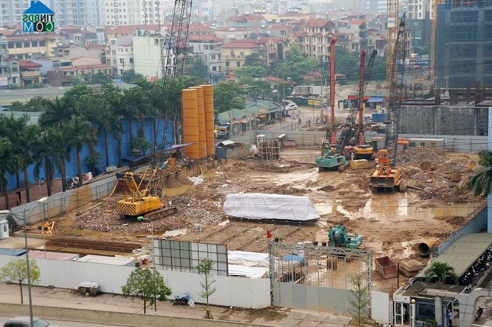 Ảnh Dự án Mai Trang Tower tiếp tục xây dựng không phép sau khi bị phạt
