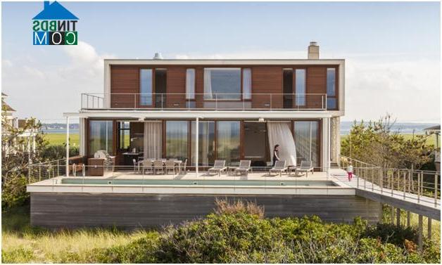 Mẫu thiết kế nhà bằng bê tông giúp chống gió xoáy và muối biển ăn mòn