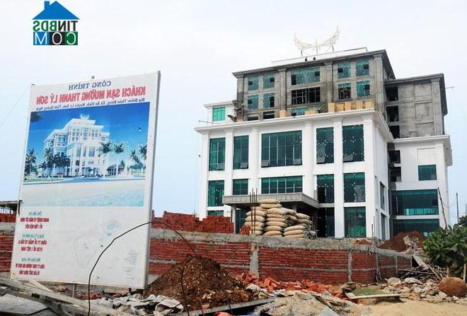 Khách sạn Mường Thanh đang được xây tại huyện đảo Lý Sơn
