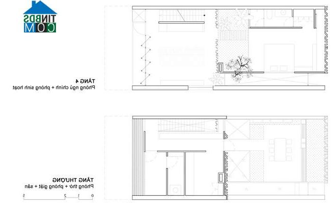 Image ảnh Nhà phố ốp gỗ mộc tràn đầy nắng gió tại Sài Gòn