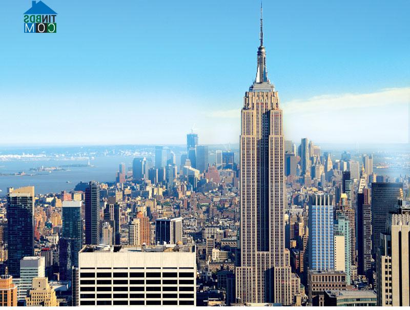 Kiến trúc hình khối hộp đơn giản, vững chãi của tòa nhà Empire State