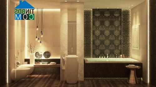 Đá cẩm thạch rất được ưa chuộng để tạo nên những phòng tắm hiện đại và sang trọng