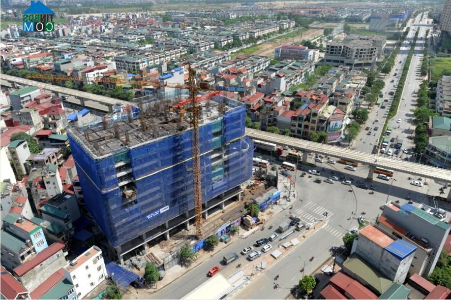 Hiện tại, dự án FLC Star Tower đã xây đến tầng 13