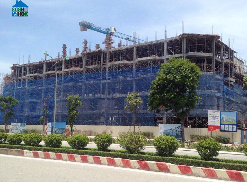 Ảnh Dự án nhà phố thương mại The Victoria đã vào giai đoạn cất nóc