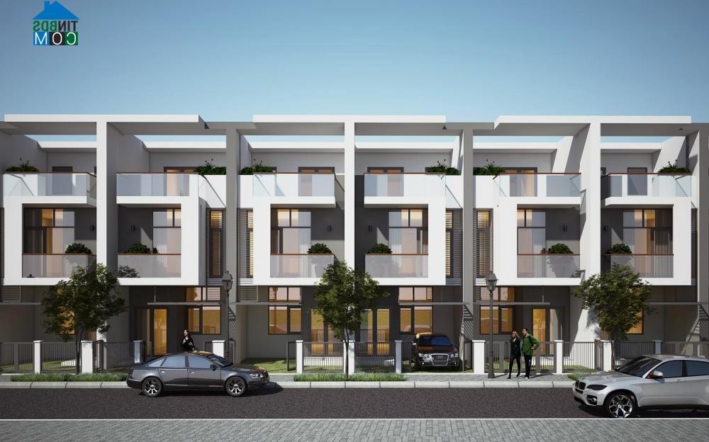 Phối cảnh tổng thể mẫu nhà tại dự án Khang An Residence. Hotline hỗ trợ thông tin: 0945 90 00 11. Website: khudancukhang.an