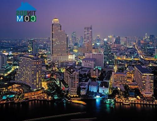 Ảnh chụp Bangkok về đêm