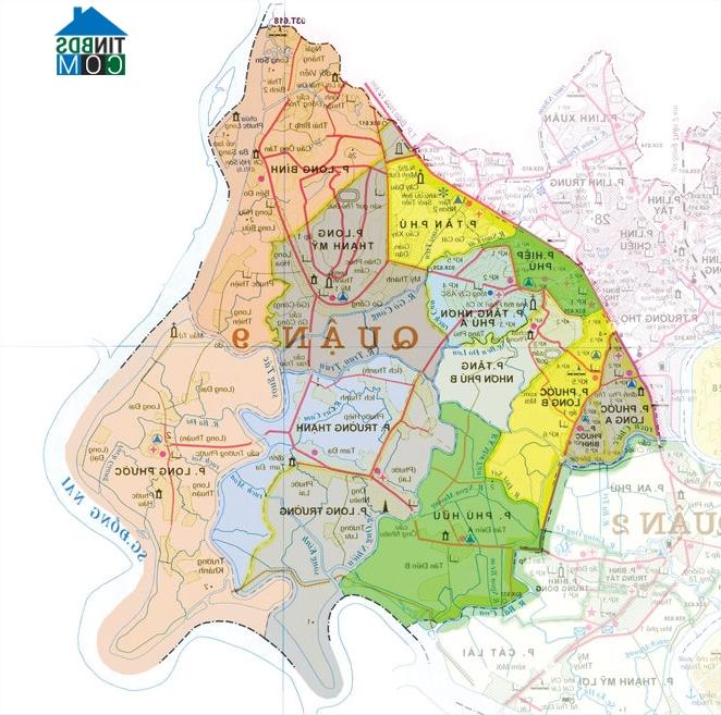 Ảnh Quy hoạch sử dụng đất đến năm 2020 của quận 9, Tp.HCM