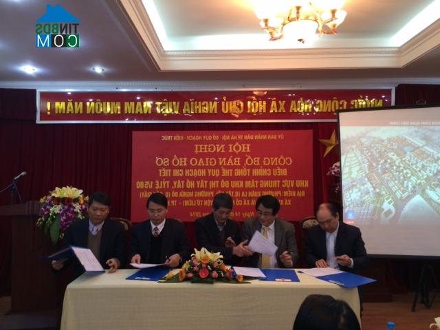 Ảnh Điều chỉnh tổng thể quy hoạch chi tiết khu Trung tâm KĐT Tây Hồ Tây