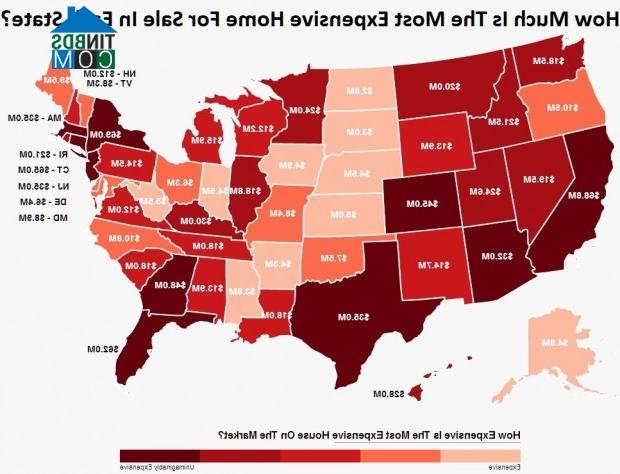 Ảnh Thấy gì qua bản đồ giá nhà ở Mỹ?