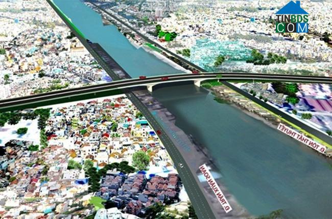 Ảnh Tp.HCM sẽ xây cầu nối quận 7 với khu trung tâm thành phố