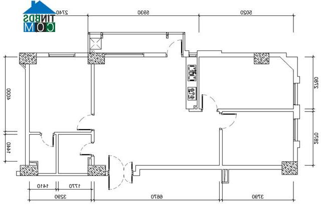 Hiện trạng căn hộ trước khi sửa