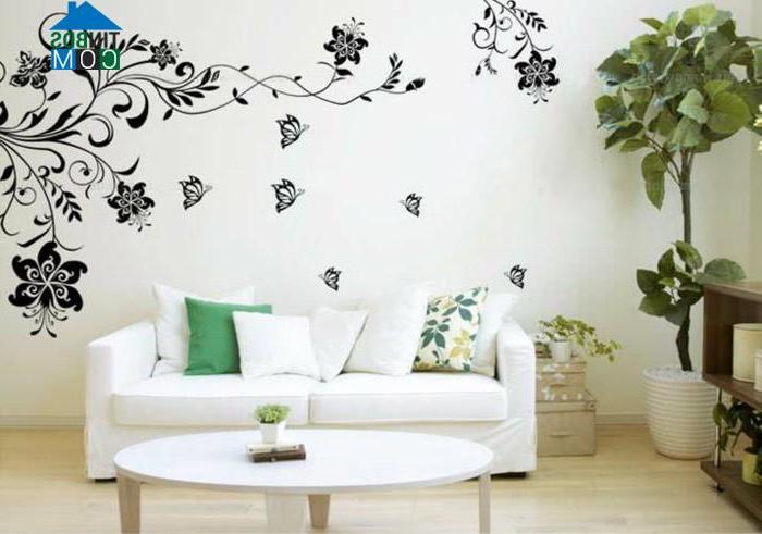 Bức tường sẽ trở nên cá tính hơn với việc lựa chọn họa tiết decal phù hợp