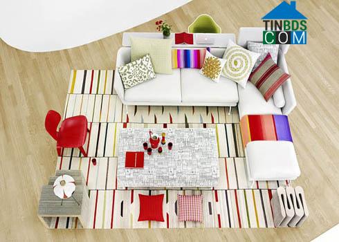 Ảnh Phòng khách mang sắc màu của thiên nhiên