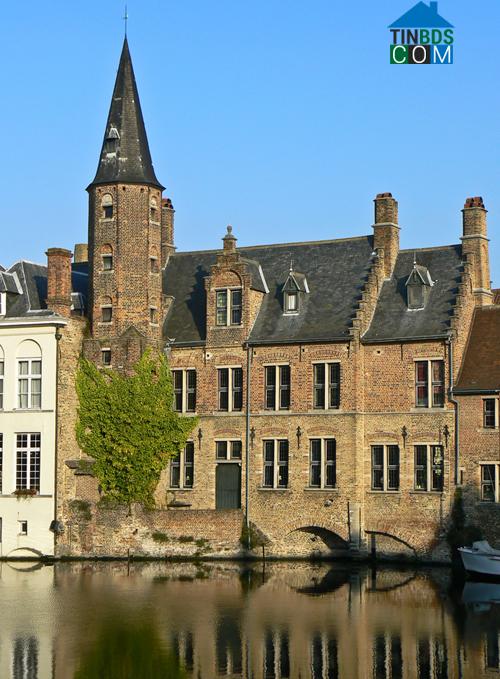 Ảnh Thành phố trên nước yên bình ở Bruges-Bỉ