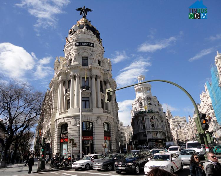 Ảnh Thành phố Madrid với lối kiến trúc ấn tượng