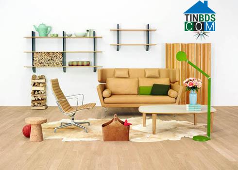 Ảnh Phòng khách mang sắc màu của thiên nhiên