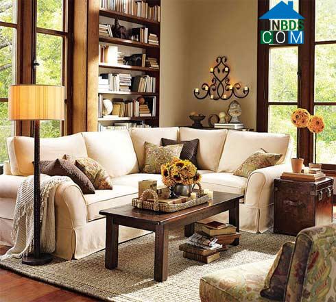 Ảnh Phòng khách hút mắt với ghế sofa