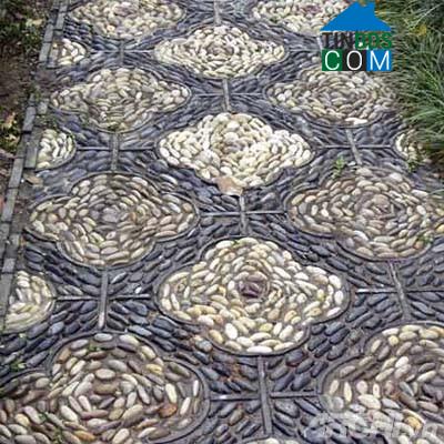 Ảnh Vườn đẹp như tranh với phong cách mosaic