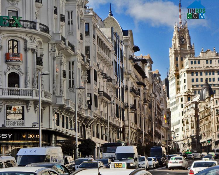 Ảnh Thành phố Madrid với lối kiến trúc ấn tượng