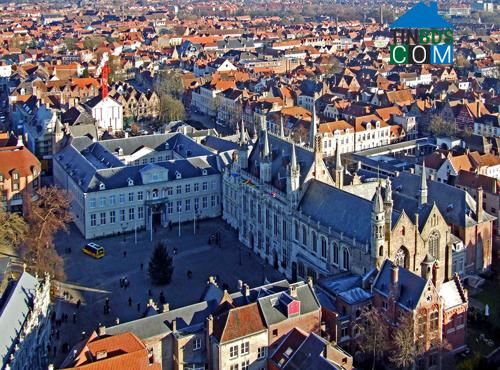 Ảnh Thành phố trên nước yên bình ở Bruges-Bỉ