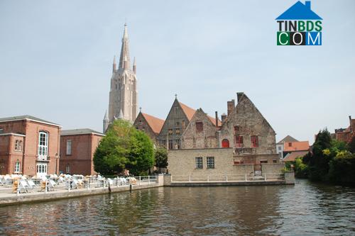 Ảnh Thành phố trên nước yên bình ở Bruges-Bỉ