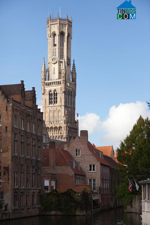 Ảnh Thành phố trên nước yên bình ở Bruges-Bỉ