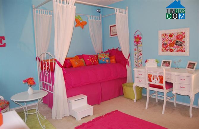 Ảnh Căn phòng rực rỡ sắc màu cho công chúa nhỏ