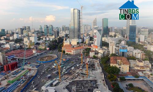 Vị trí "kim cương" của khu tứ giác Bến Thành với 4 mặt đường ở giữa trục lõi trung tâm Tp.HCM. Ảnh: Hữu Khoa