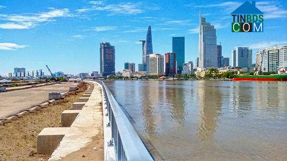 Dự án cầu Thủ Thiêm 2 đang trong giai đoạn thi công