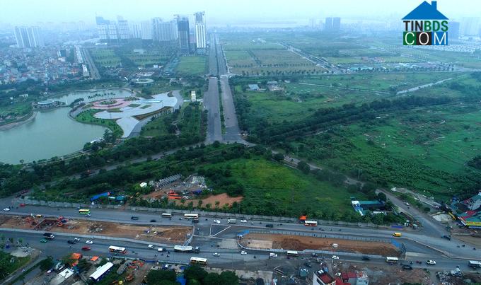 Ảnh Ngắm tuyến làn xe kết nối hai đường vành đai của Hà Nội